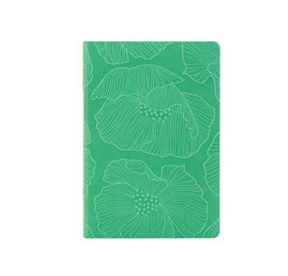 A5 size embossing PU promotional notepad office el