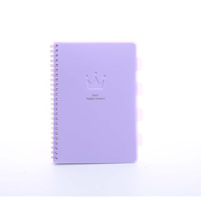 Square lined pages transparent pp cover elastic ba