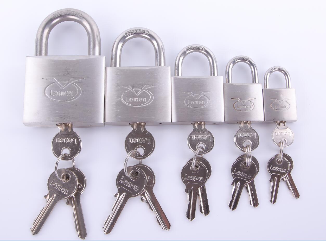 不锈钢挂锁40MM 铜芯铜钥匙