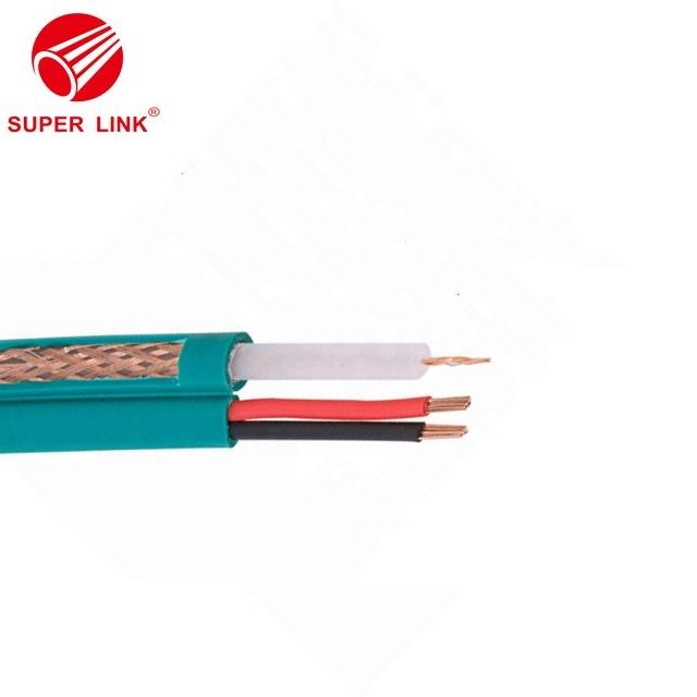 CCTV Camera Coaxial Cable With Power Cable KX6 +2C