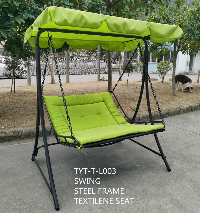 best-selling swing made of seel tube and textilene