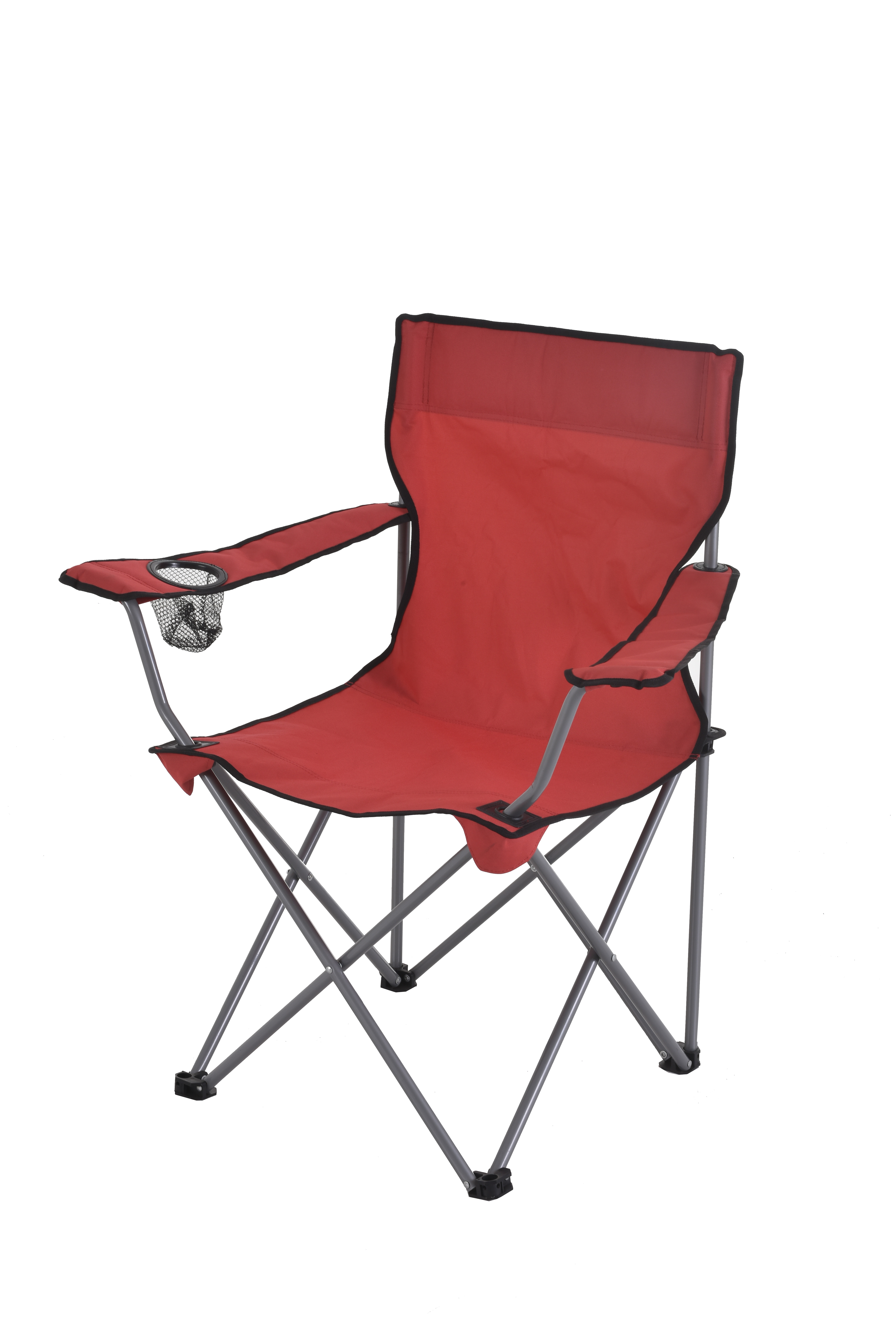 Folding Arm Chair Beach Chair camping chair with Cup Holder carry bag