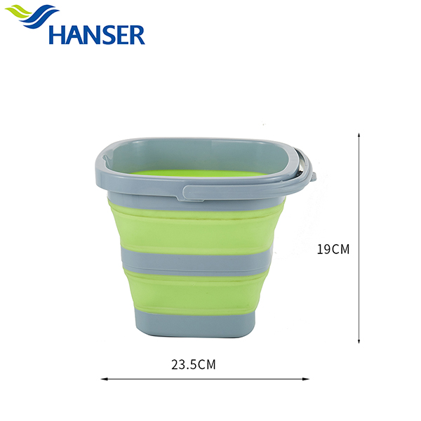foldable bucket size