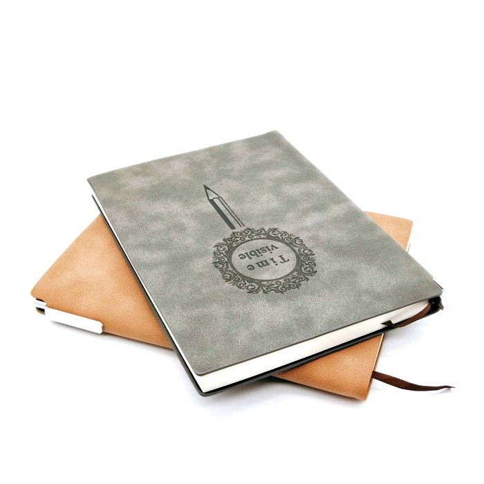 Custom 2019 PU Embossed Leather Journal Notebook