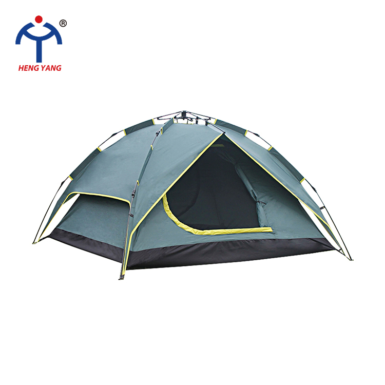 Double layer auto open camping tent with all colors