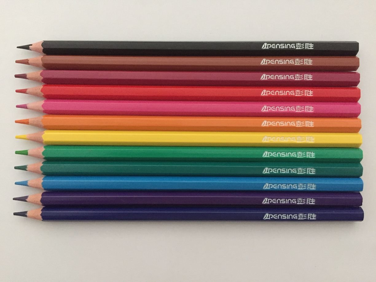 7 inch 12 color pencil 