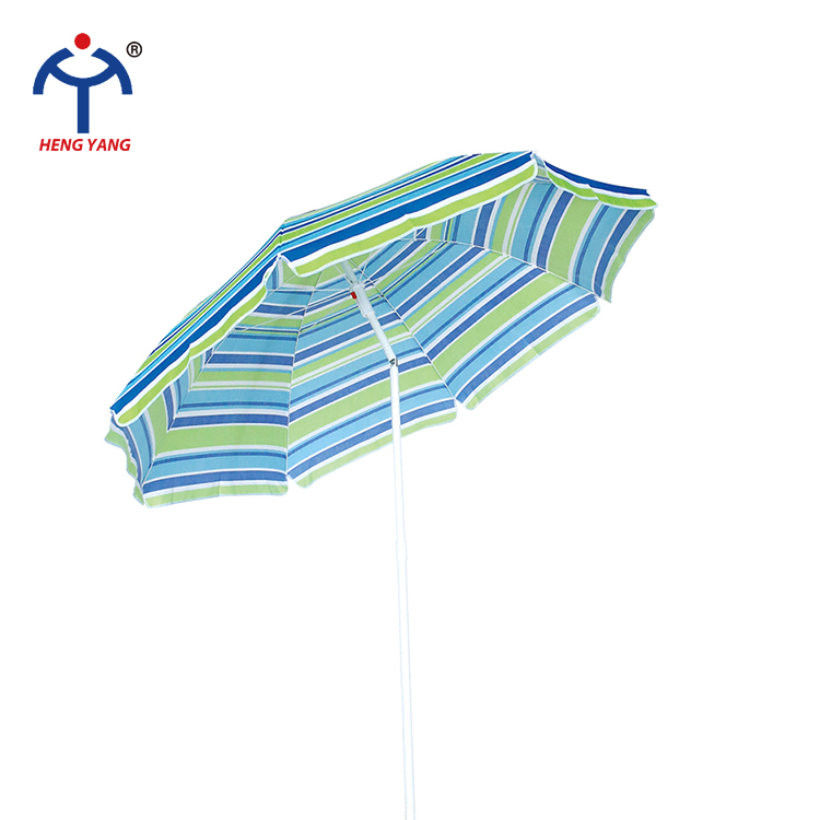 Hengyang OEM ODM polyester material beach umbrella