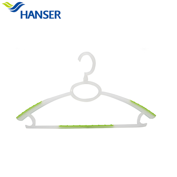 Hanser plastic 360degree rotating clothes hanger 