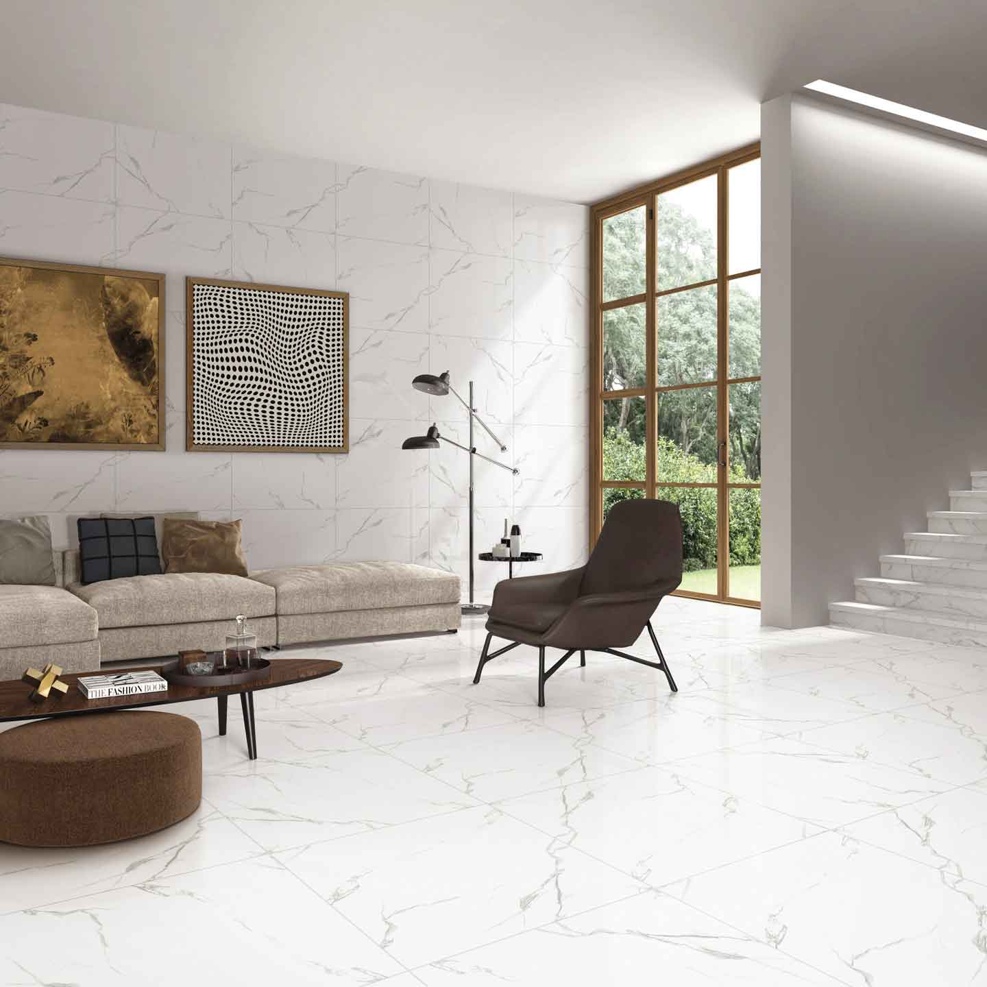 Full Polished Glazed Porcelain Tile 600x600mm